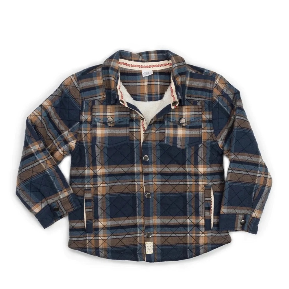 New EGG New York Quilted Plaid Harley Jacket